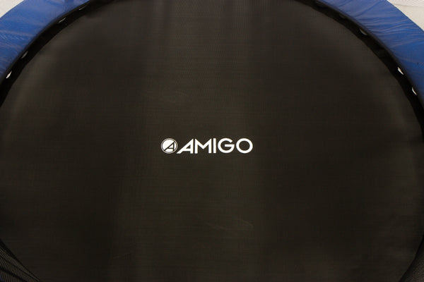 AMIGO trampoline Deluxe met veiligheidsnet 244 cm blauw - Outdoor ontspanning