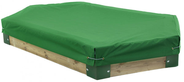 Hörby Bruk afdekhoes voor zandbak 210 cm polyester groen - Outdoor ontspanning