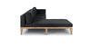 The Outsider Chaise Longue 3 Zits Loungeset Leeds Acaciahout - Outdoor ontspanning
