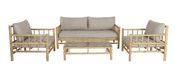The Outsider Loungeset Costa Rica Bamboo Look Acaciahout - Outdoor ontspanning