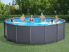 Intex Graphite Panel Zwembad 478 X 124 Cm - Outdoor ontspanning