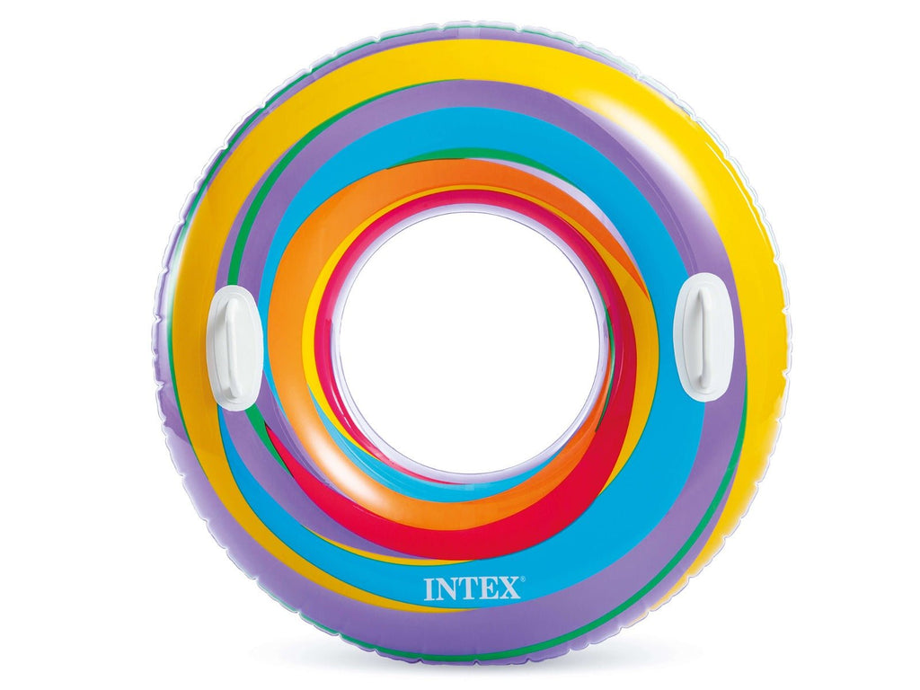 Intex Swirly Whirly Zwemband Met Handgrepen Ø 91Cm - Outdoor ontspanning