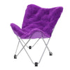 Oventure Fluffy Chair Kampeerstoel - Paars - Outdoor ontspanning